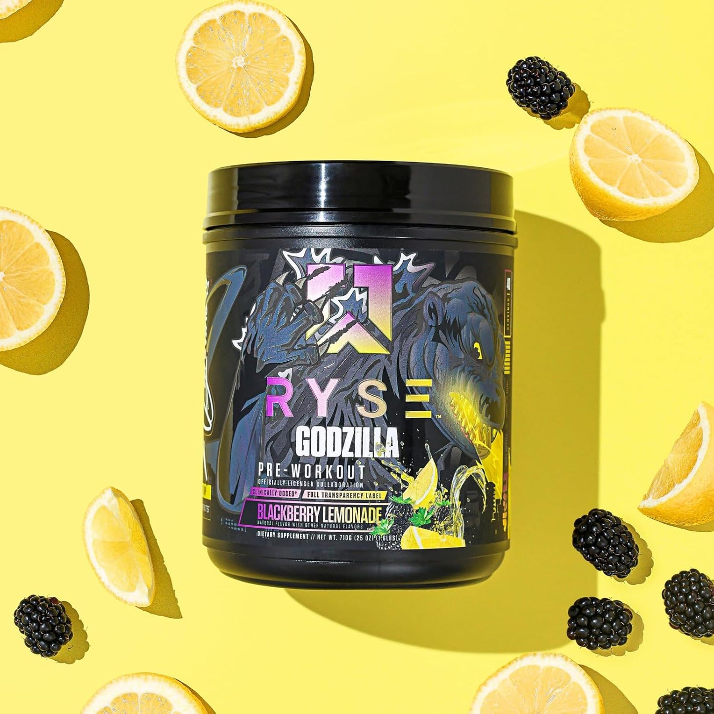 RYSE Noel Deyzel x Godzilla Pre Workout - Pumps, Energy, Focus (40 Servings)