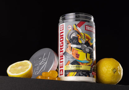 Core Nutritionals Transformers Energon Pre Workout, Sour Lemon Candy (20 Servings)