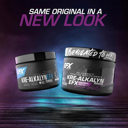 EFX Kre-Alkalyn Creatine Powder for Strength & Muscle Growth (66 Servings)