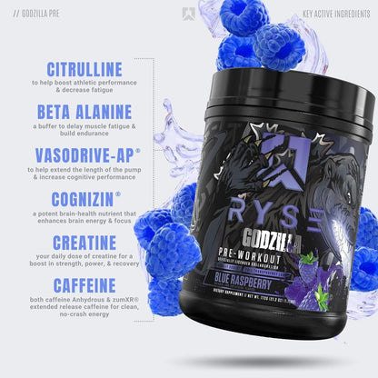 RYSE Noel Deyzel x Godzilla Pre Workout - Pumps, Energy, Focus (40 Servings)