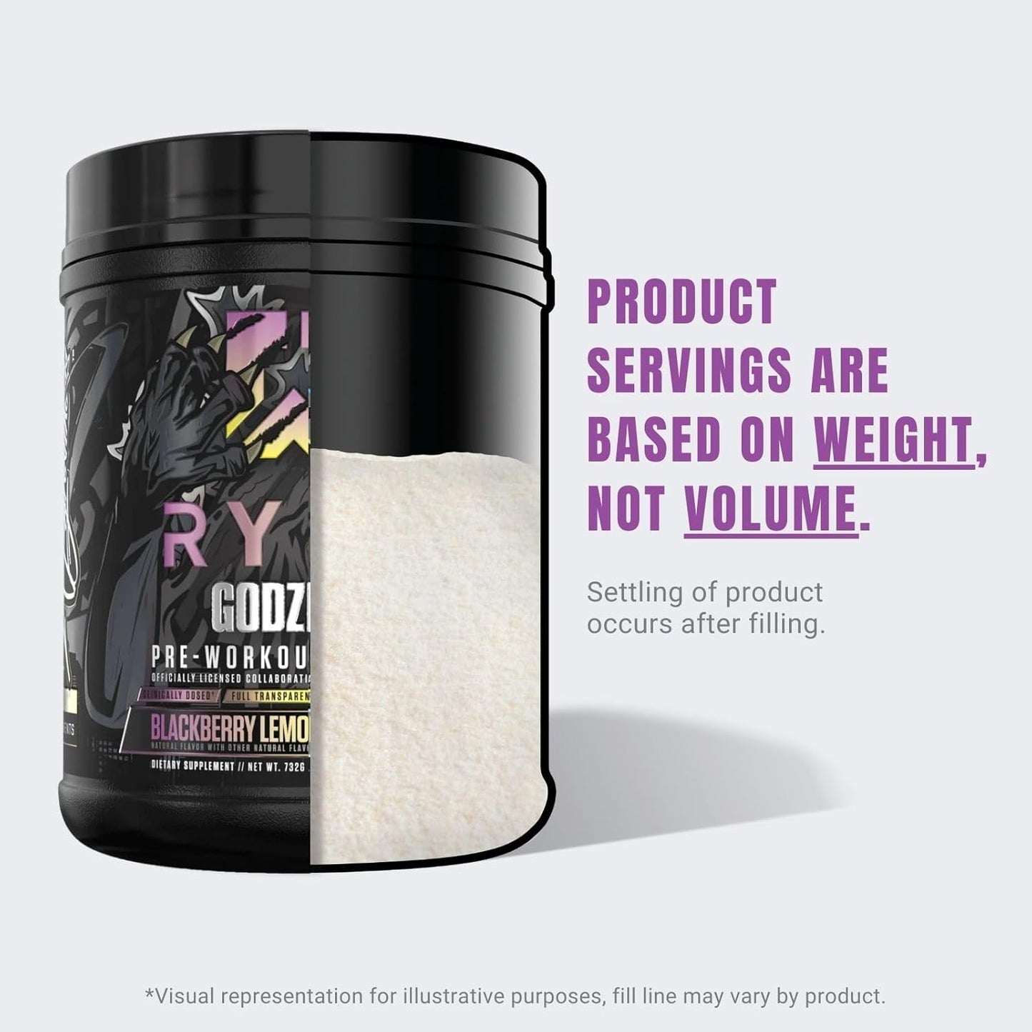 RYSE Noel Deyzel x Godzilla Pre Workout - Pumps, Energy, Focus (40 Servings)