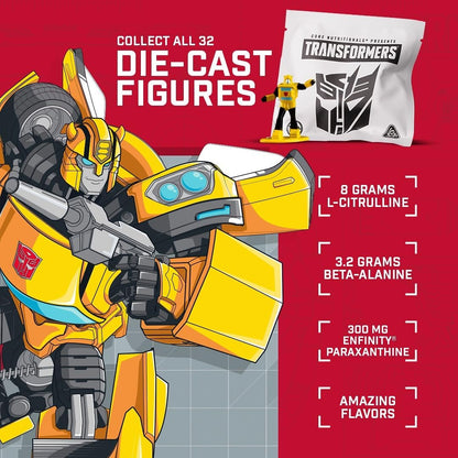 Core Nutritionals Transformers Energon Pre Workout, Sour Lemon Candy (20 Servings)