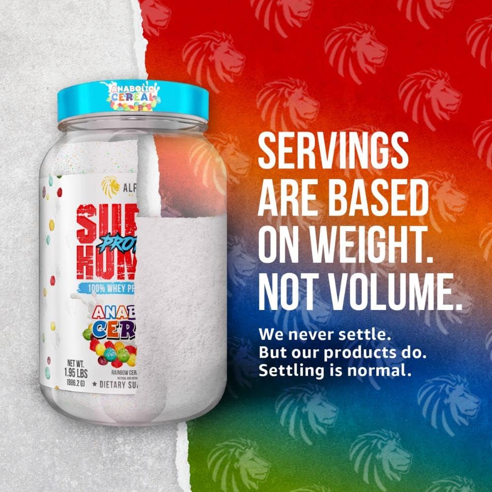 ALPHA LION Superhuman Whey Protein Powder for Muscle Recovery & Growth (28 Servings, Anabolic Cereal)