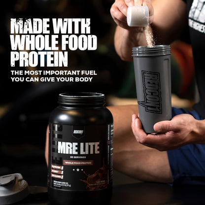 REDCON1 MRE Lite Banana Nut Bread Protein Powder - Low Carb, Whey-Free (30 Servings)