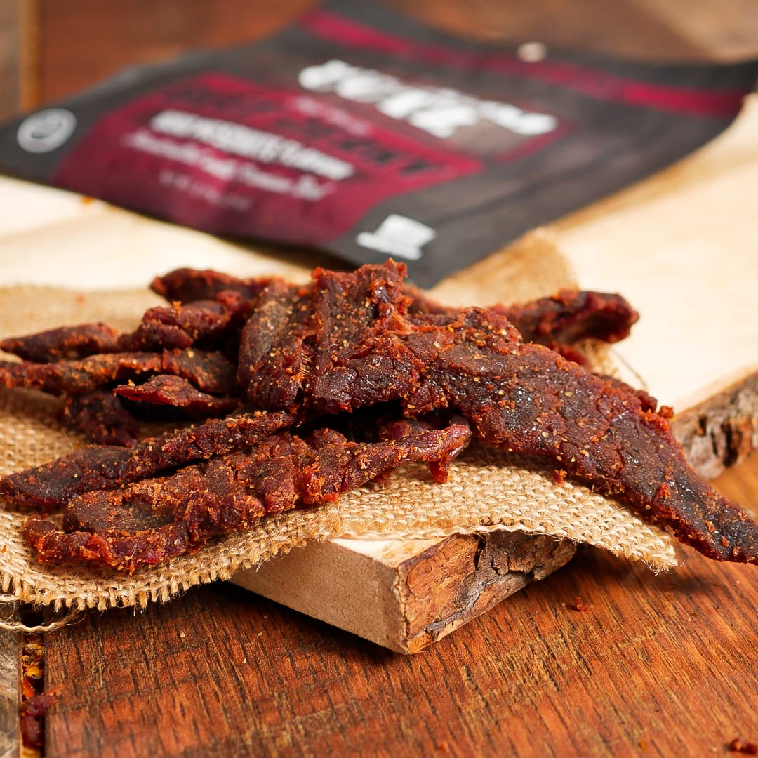 BBQ Mesquite Beef Jerky - Tender, High Protein, Gluten-Free (2 Bags)