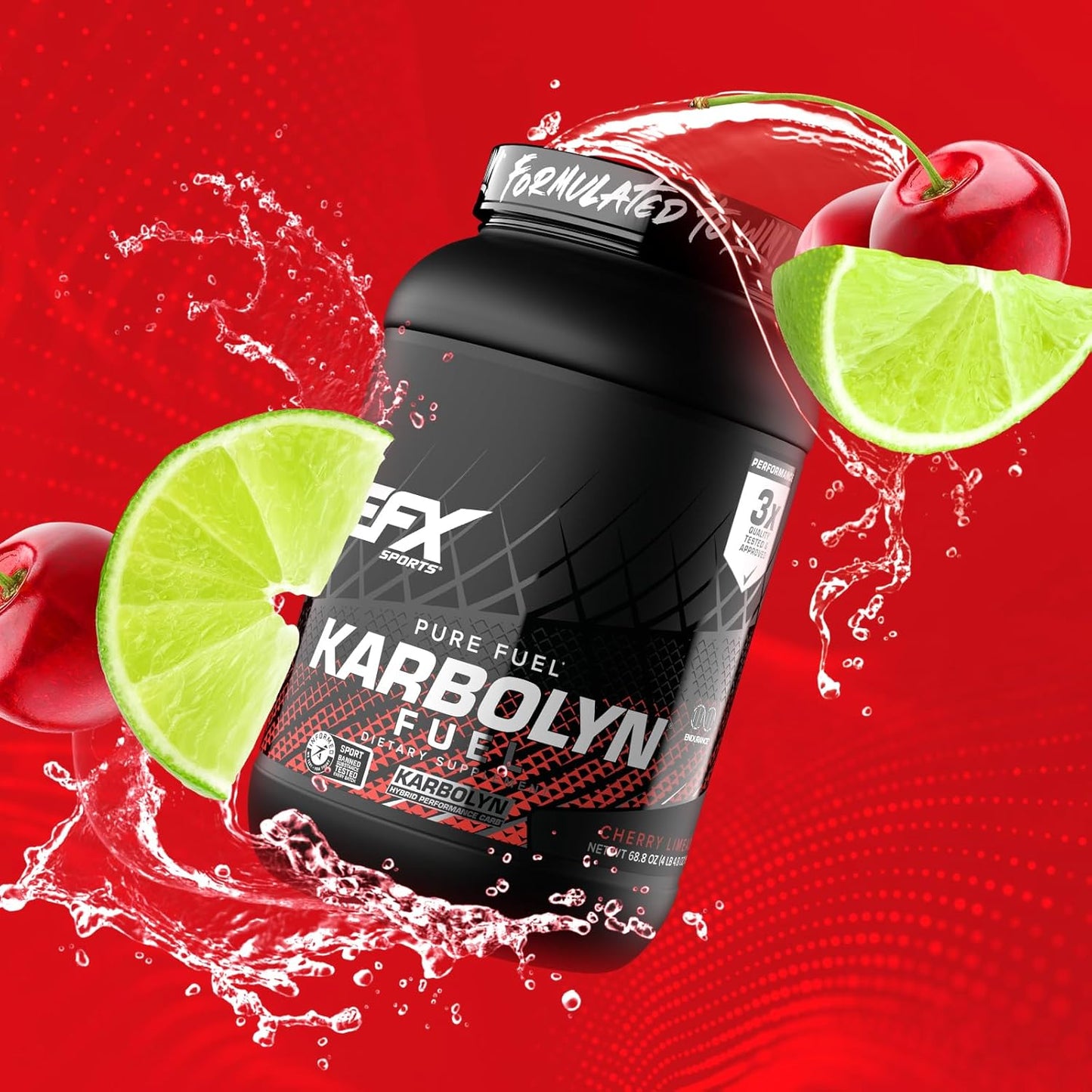 EFX Sports Karbolyn Fuel - Carb Load & Recovery, Stimulant-Free (37 Servings)