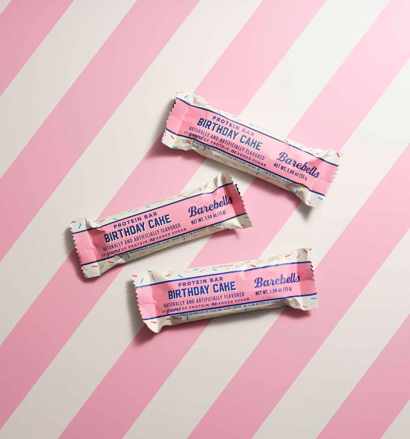 Barebells Birthday Cake Protein Bars, 20g Protein, 1g Sugar (12ct, 1.9oz)