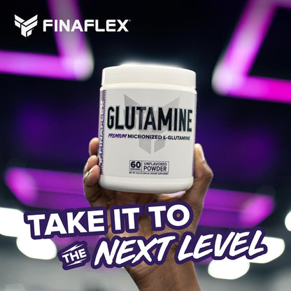 FINAFLEX Pure L-Glutamine, Unflavored Muscle Recovery Powder (10.6 oz, 60 Servings)