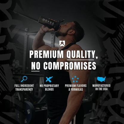 Ryse Loaded Pre Workout - Pumps, Energy, Focus (30 Servings, Freedom Rocks)