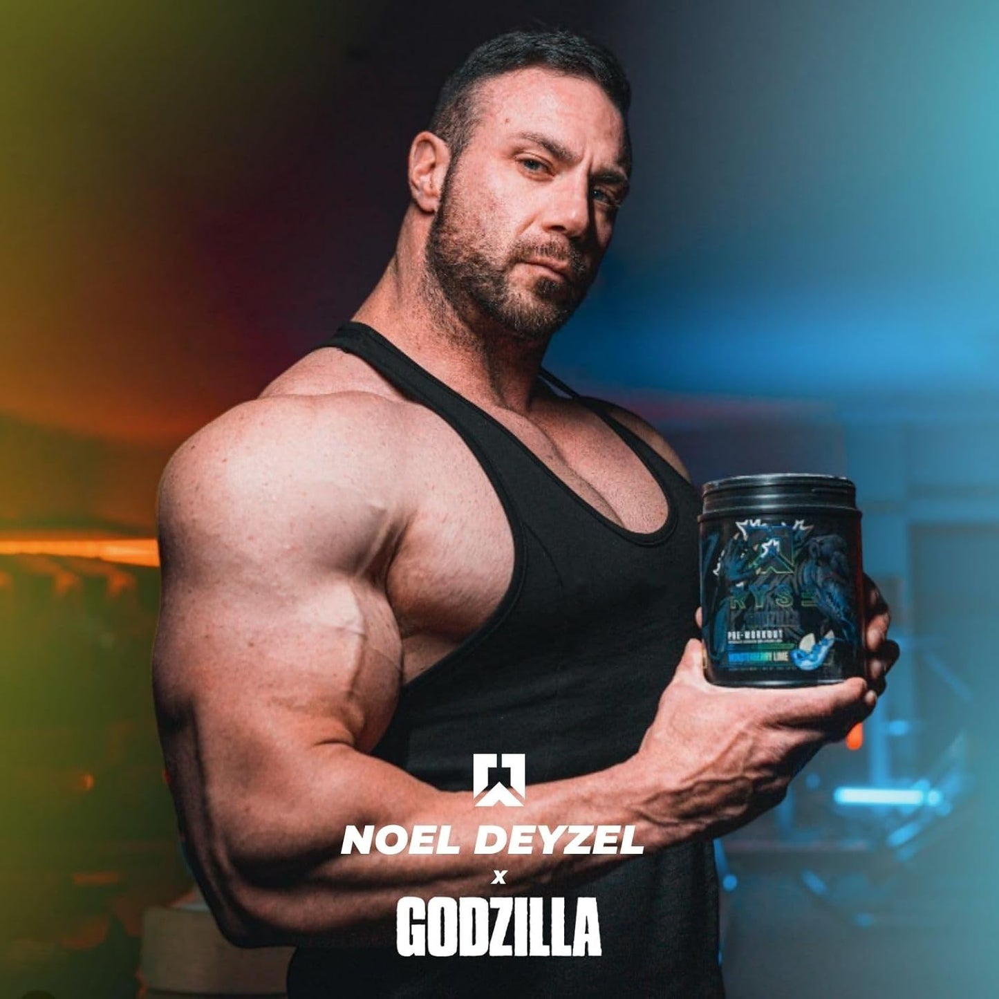 RYSE Noel Deyzel Pre Workout - Pumps, Energy, Focus (40 Servings, Monsterberry Lime)