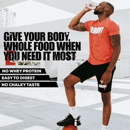 REDCON1 MRE Protein Shakes, Salted Caramel - Whole Food, Sugar-Free (12 Pack)