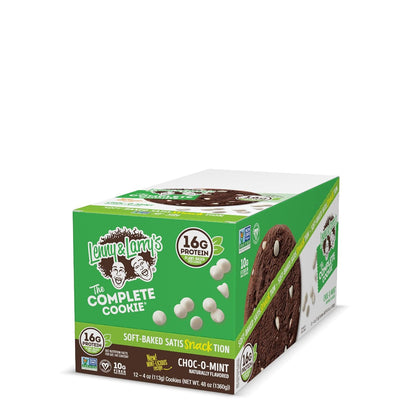 Lenny & Larry's Choc-O-Mint Complete Cookie, Vegan, 16g Protein (12 Pack)