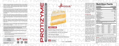 Metabolic Nutrition Protizyme Whey Protein, Low Carb, 24 Vitamins (4lb, 52 serv)