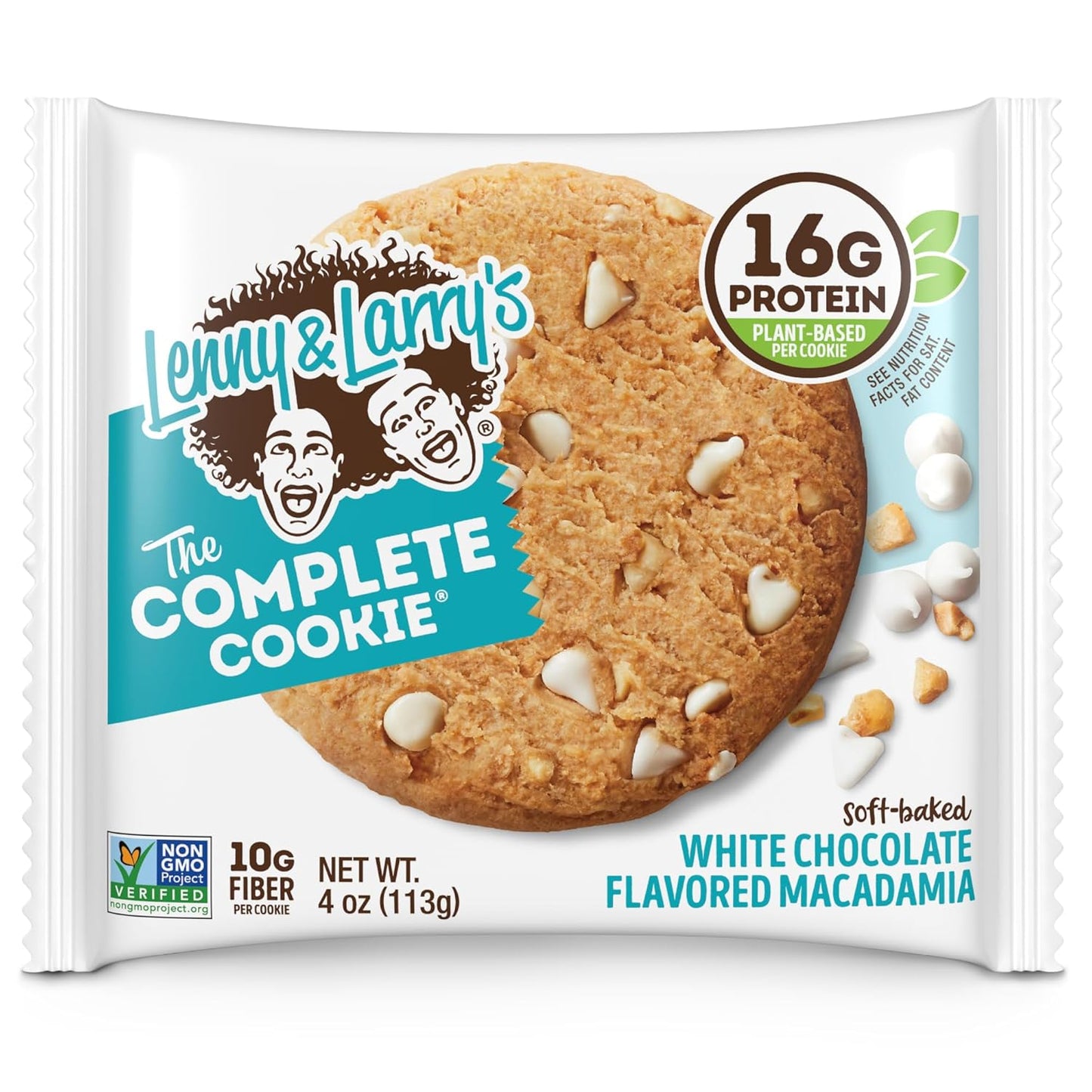 Lenny & Larry's White Chocolate Macadamia Protein Cookie, Vegan (12 Pack)
