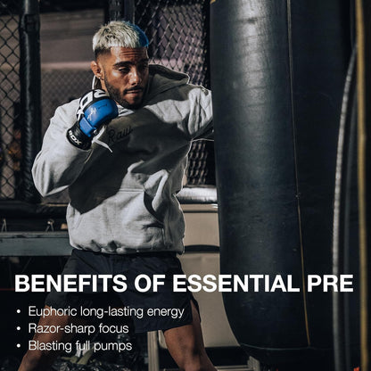 RAW Nutrition Essential Pre - Chris Bumstead Pre-Workout, Peach Mango (40 Servings)