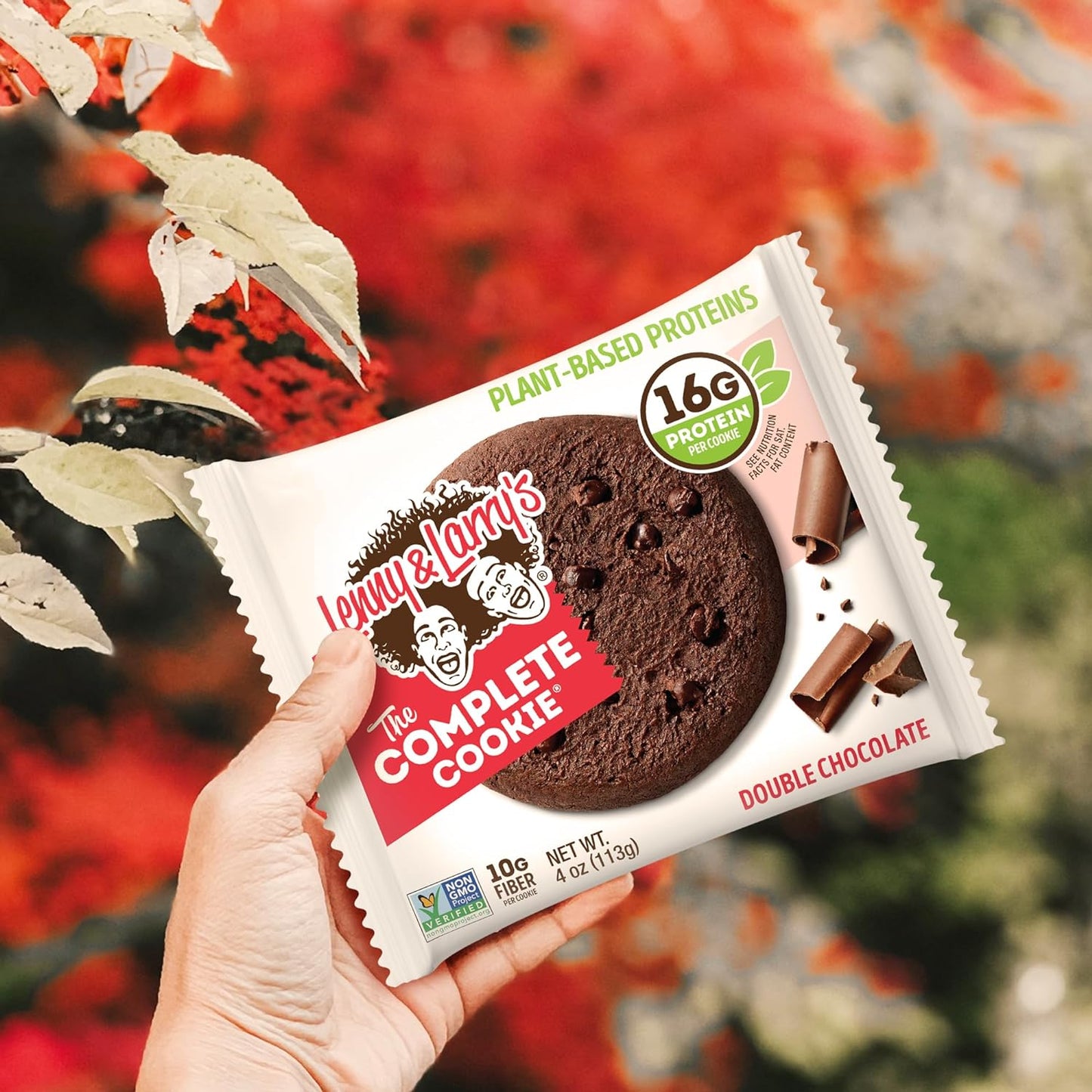 Lenny & Larry's Double Chocolate Complete Cookie, Vegan, 16g Protein (12 Pack)