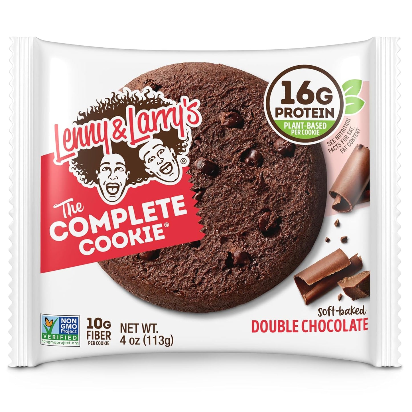 Lenny & Larry's Double Chocolate Complete Cookie, Vegan, 16g Protein (12 Pack)