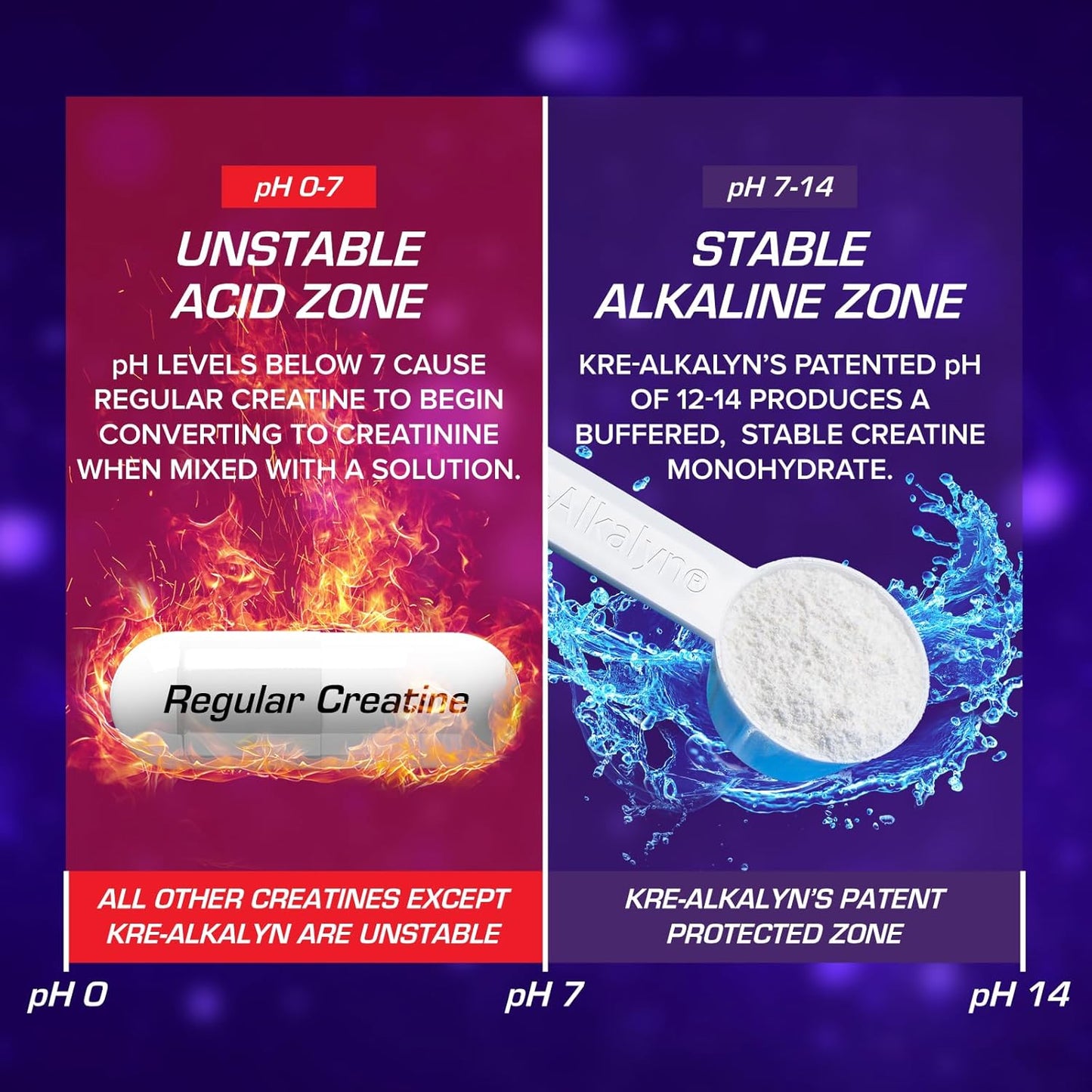 EFX Kre-Alkalyn Creatine Powder for Strength & Muscle Growth (66 Servings)