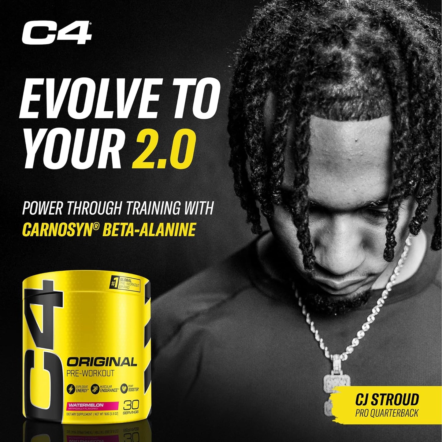 Cellucor C4 Original Pre Workout Powder, Watermelon (30 Servings)