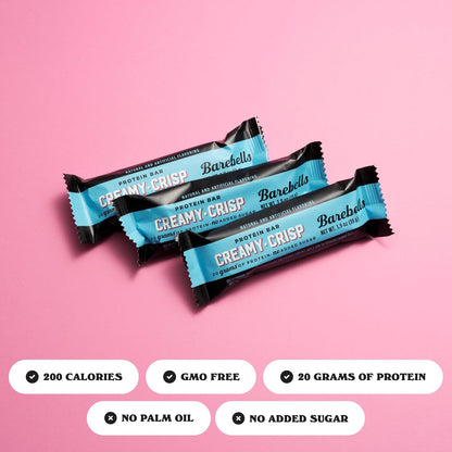 Barebells Creamy Crisp Protein Bars, Chocolate, 20g Protein (12ct, 1.94oz)