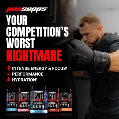 PROSUPPS Hyde Nightmare Pre-Workout - Intense Energy & Focus (30 Servings)