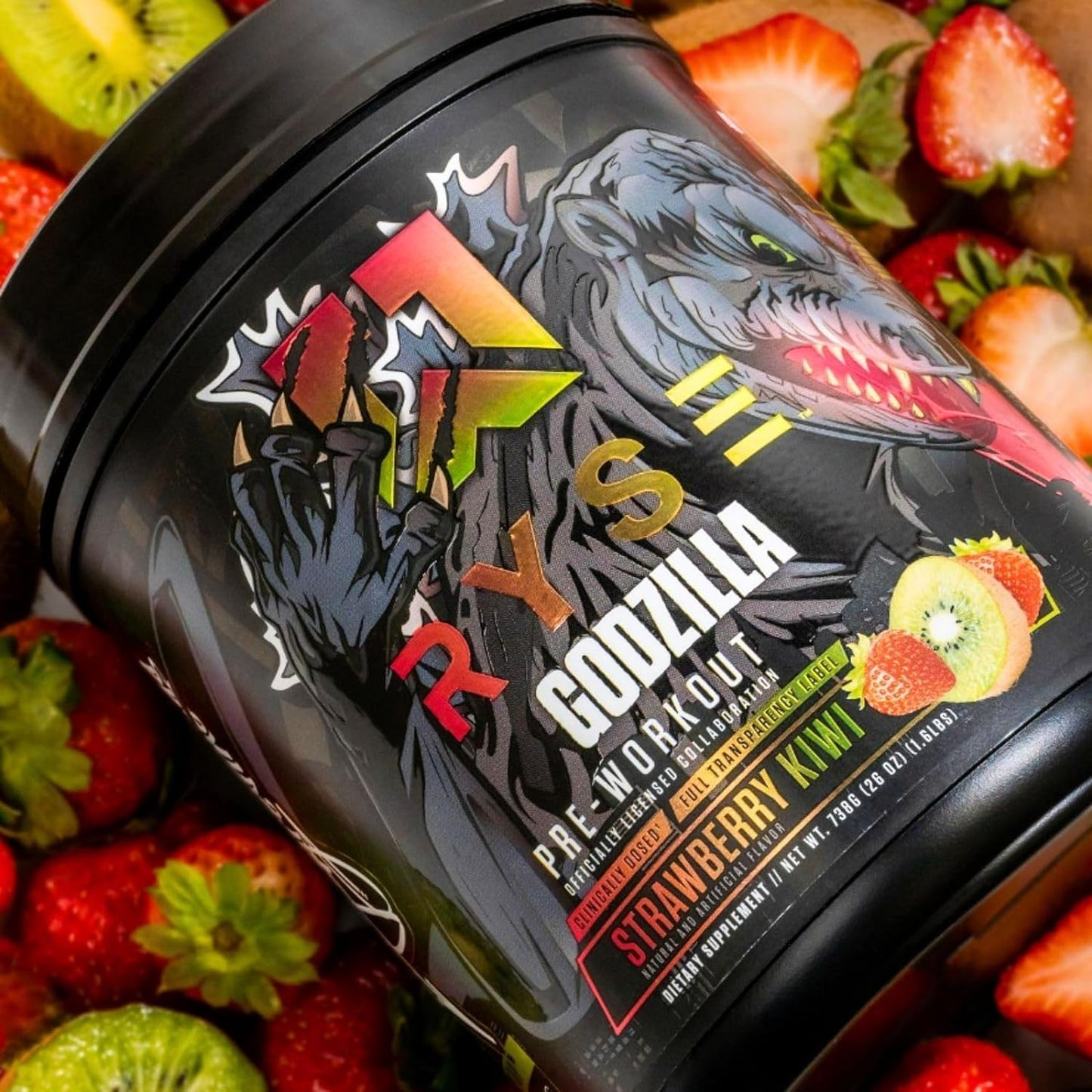 RYSE Noel Deyzel x Godzilla Pre Workout - Pumps, Energy, Focus (40 Servings)