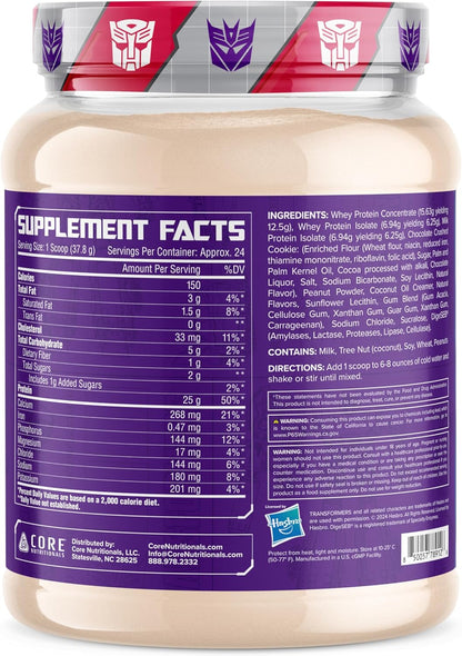Core Nutritionals Transformers Protron Protein Blend (2lbs, PB Cookies 'N Cream)
