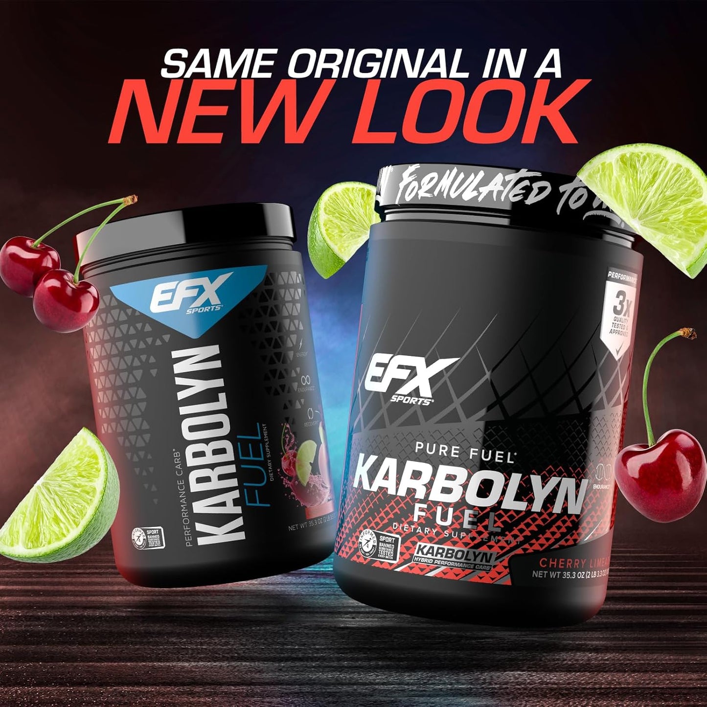 EFX Sports Karbolyn Fuel - Carb Load & Recovery, Stimulant-Free (18 Servings)