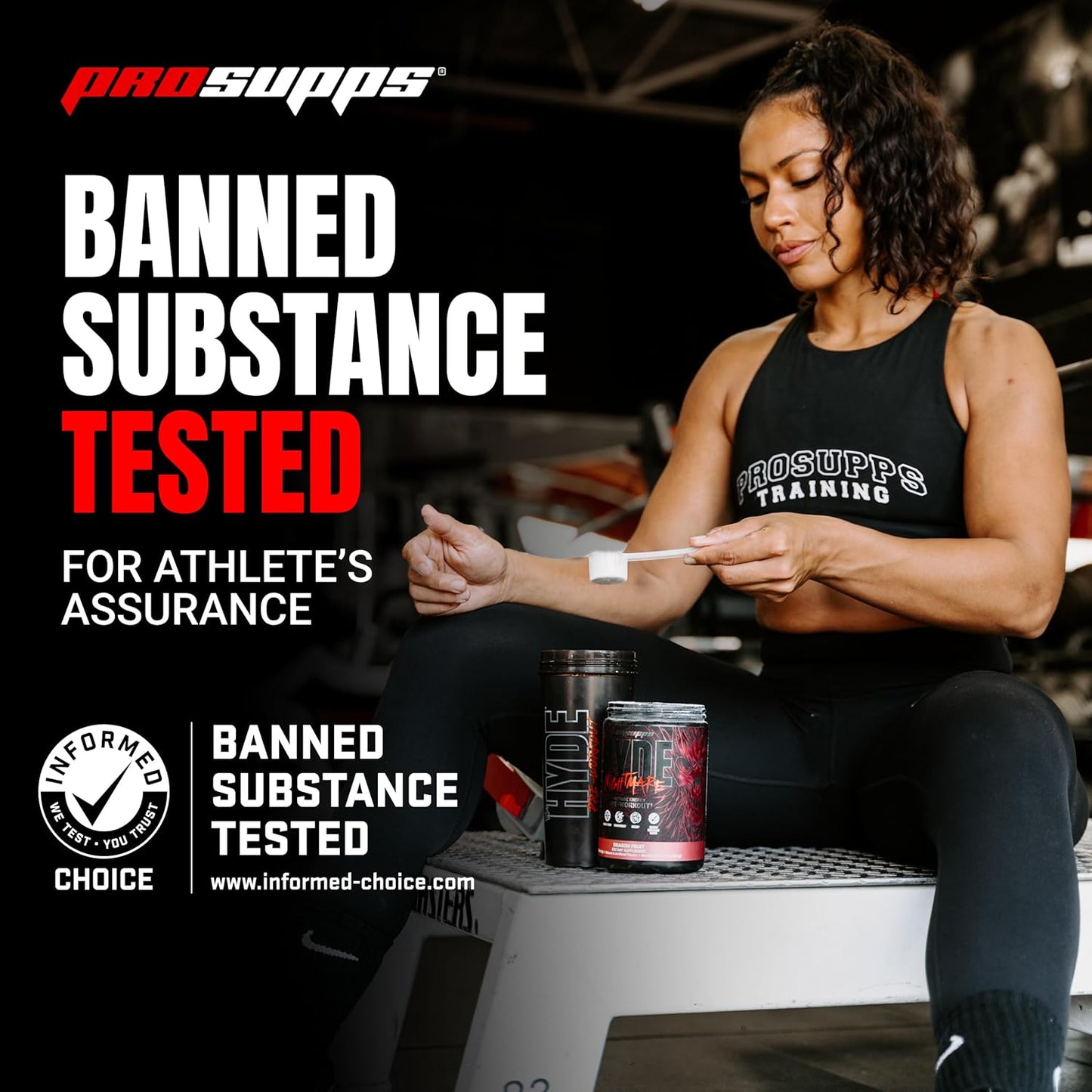 PROSUPPS Hyde Nightmare Pre-Workout - Intense Energy & Focus (30 Servings)