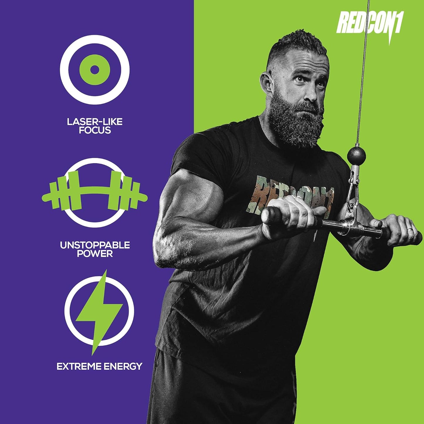 REDCON1 Total War Preworkout - 320mg Caffeine, Aminos for Energy & Pump (Sour Gummy Bear, 30 Servings)