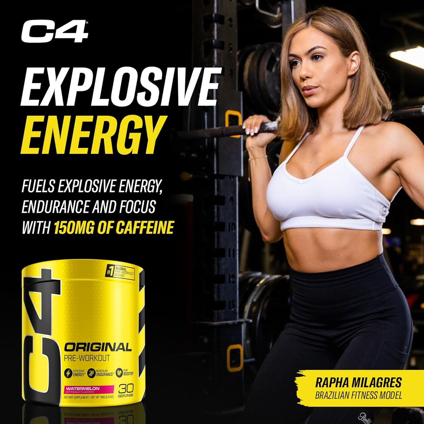 Cellucor C4 Original Pre Workout Powder, Watermelon (30 Servings)