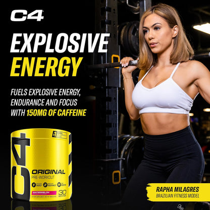 Cellucor C4 Original Pre Workout Powder, Watermelon (30 Servings)