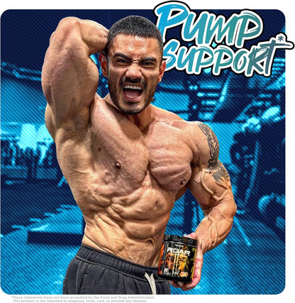 R1 Roar Pre-Workout Powder with Key Ingredients (30 Servings, Blue Razz)
